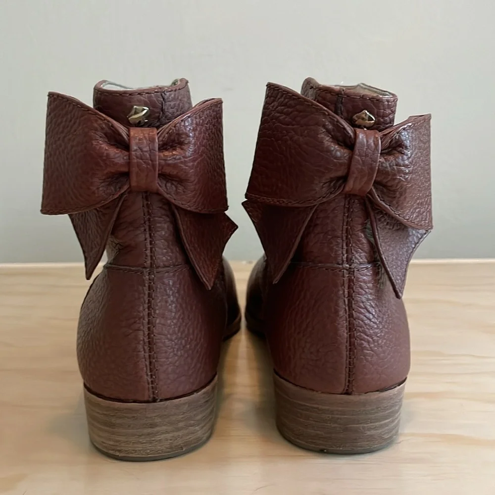 EUC Kate Spade ♠️ Prospect Bow Booties - Picture 1 of 7